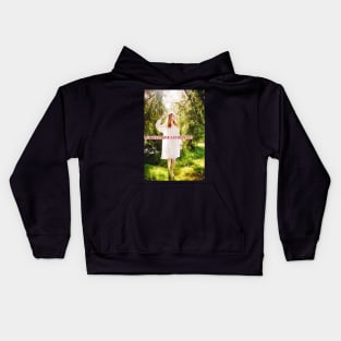 Wake Up Kick Ass Repeat Spring Goddess Kids Hoodie